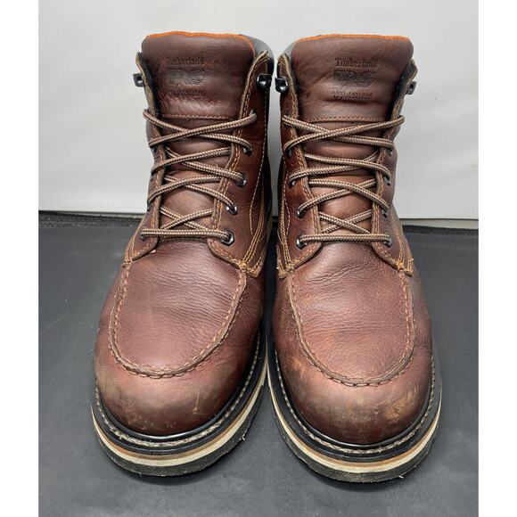 Timberland PRO Gridworks Waterproof Worksite Boots Mens 12 Wide Fast Ship main image 6